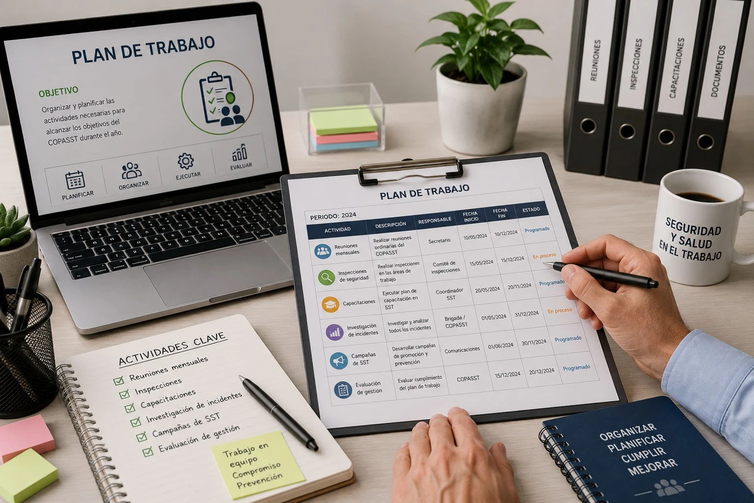 Módulo Plan de trabajo